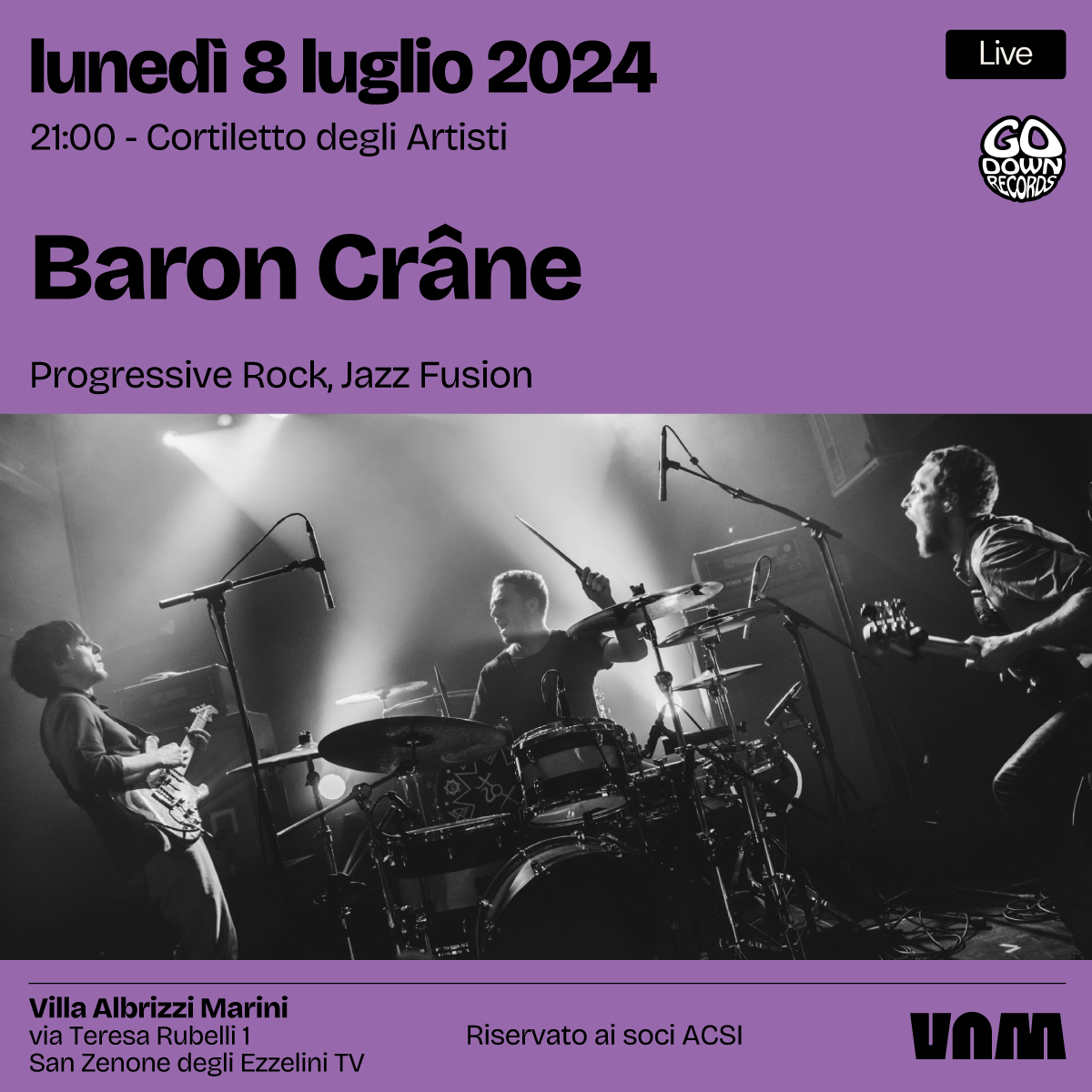 BARON CRÂNE live