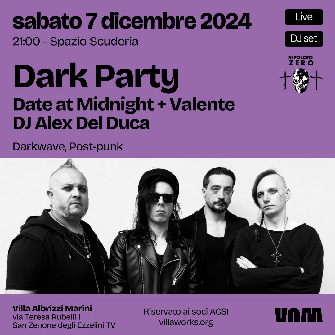 DARK PARTY con DATE AT MIDNIGHT live